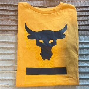 Yellow UA Graphic Kids Shirt